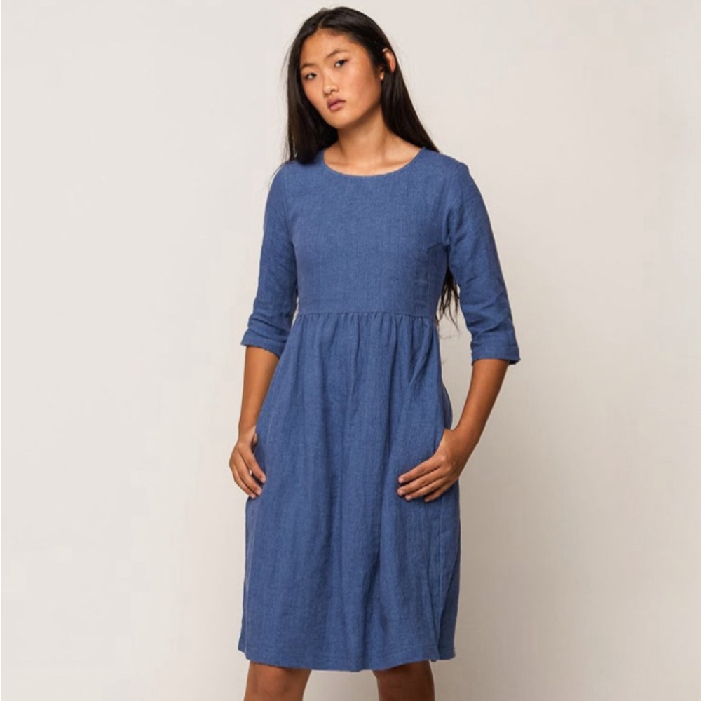 Pyne & Smith No 19 in Cornish Blue Sz S EUC